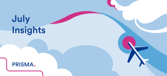 illustration of plane in the sky